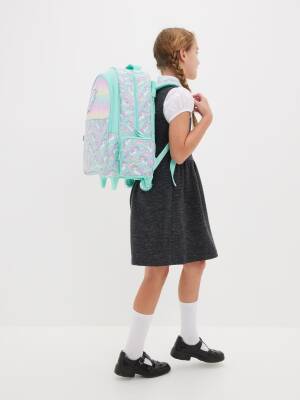 Smiggle Limitless Wheeled School Bag Mint 455358 - 3