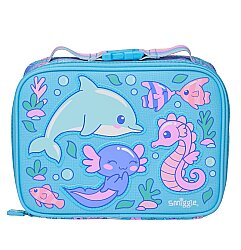 Smiggle Little Journeys Mini Kare Beslenme Çantası Aqua 458129 - Smiggle