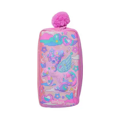 Smiggle Trailblazer Character Pocket Pencil Case Pink 457062 - 1