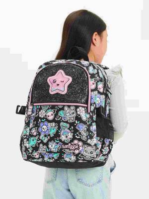 Smiggle Trailblazer Classic Attach 3-Compartment School Bag With 15