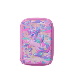 Smiggle Trailblazer Hardtop Pencil Case Pink 457060 - 1
