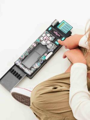 Smiggle Trailblazer Pop Out Automatic Pencil Case – With Calculator And Hidden Compartment 457063 - 3