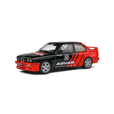 Solido 1:18 Bmw E30 M3 Advan Drift Team Black 1990 S1801521 - 1
