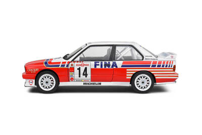 Solido 1/18 Bmw E30 M3 White #14 Duez Belgium Procar 1993 S1801523 - 3
