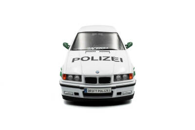Solido 1/18 Bmw E36 M3 Coupe Solido Works Drift Police White 1991 S1803915 - 2