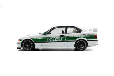 Solido 1/18 Bmw E36 M3 Coupe Solido Works Drift Police White 1991 S1803915 - 4
