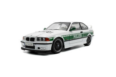 Solido 1/18 Bmw E36 M3 Coupe Solido Works Drift Police White 1991 S1803915 - 1
