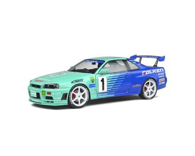 Solido 1:18 Nissan Skyline (R34) Gt-R Green #1 H.Takeuchi/Y.Tachikawa Jgtc 2 S1804304 - 1