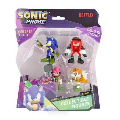 Sonic 5 Figure Blister Assortment (1 Special Surprise Figure) Pmi/Son2240 - 1