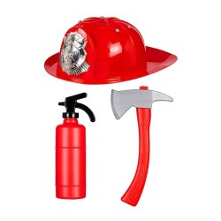 Souza Firefighter Costume - Ages 4-7 - 4