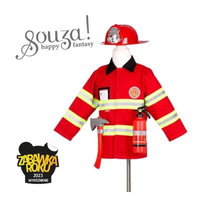 Souza Firefighter Costume - Ages 4-7 - 1