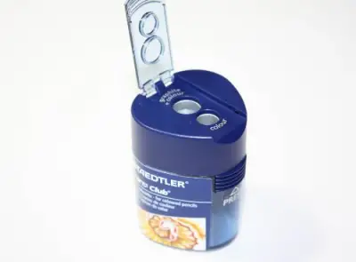 Staedtler Noris Club Design Double Compartment Triangular Pencil Sharpener 512 128 - 3