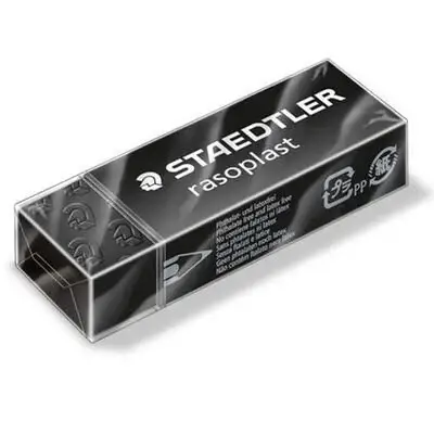 Staedtler Rasoplast Black Eraser (65X23X13 Mm) 526 B20-9 - 1