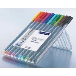 Staedtler Triplus Fineliner 0.3 Mm 10'Lu Set 334 Sb10 - 2