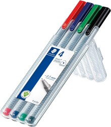 Staedtler Triplus Fineliner 0.3 Mm 4'Lu Set 334 Sb4 - 2