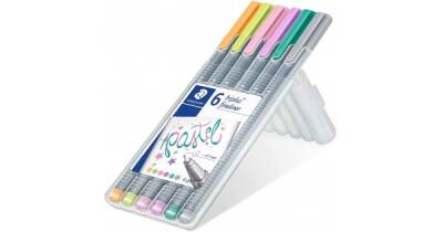 Staedtler Triplus Fineliner Pastel Color Set Of 6 334 Sb6Cs102 - 2