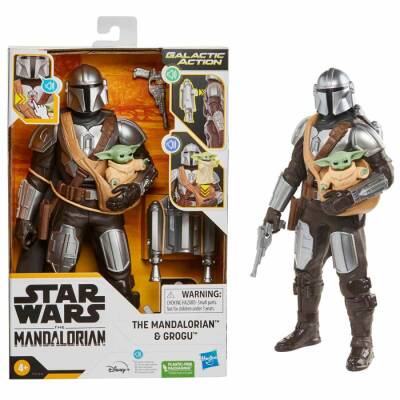 Star Wars Mandalorian And Grogu Interactive Electronic Double Figure F5194 - 1