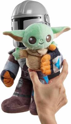 Star Wars Mandalorian Talking Plush Figure Hnt52 - 2