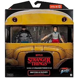 Stranger Things Hopper & Eleven İkili Figür Seti Strt/0002 - Stranger Things