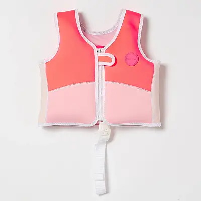 Sunnylife Melody Çocuk Yüzme Yeleği Neon Çilek 1-2 Scmsvsts - 2