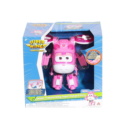 Super Wings Transforming Deluxe Supercharge Dizzie 010101Aul38965 - Harika Kanatlar