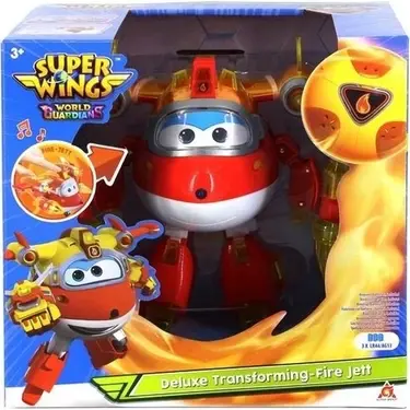 Super Wings Transforming Deluxe Supercharge Jett 010101Mga40431 - 4