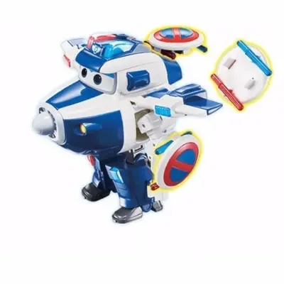 Super Wings Transforming Deluxe Supercharge Paul 010101Mga40925 - 1