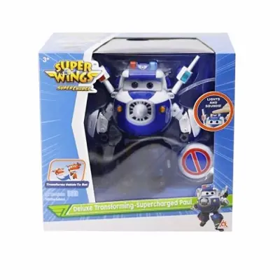 Super Wings Transforming Deluxe Supercharge Paul 010101Mga40925 - 3