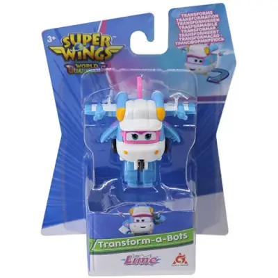 Super Wings Transforming Robot Lime 010101Aul60035 - 1