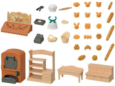 Sylvanian Families Bakery Shop Set 5536 - 7