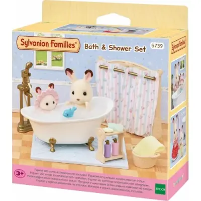 Sylvanian Families Bathroom And Shower Set 5739 - 1