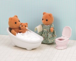 Sylvanian Families Bathroom And Toilet Set Ese5148 - 3