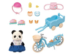 Sylvanian Families Bicycle And Roller Skate Set Panda 5652 - 2