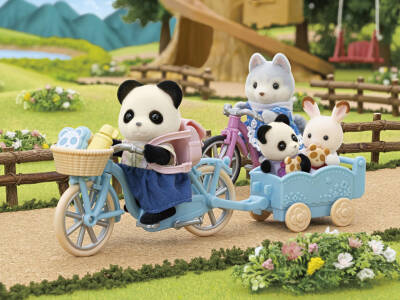 Sylvanian Families Bicycle And Roller Skate Set Panda 5652 - 3