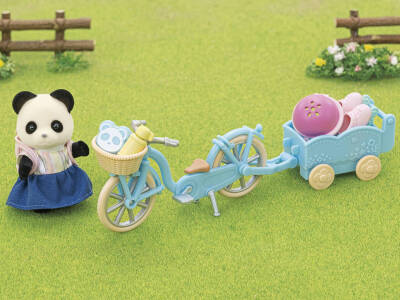 Sylvanian Families Bicycle And Roller Skate Set Panda 5652 - 5