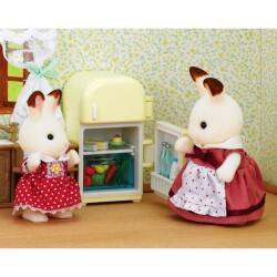 Sylvanian Families Chocolate Ear Mom Refrigerator Set 5014 - 3