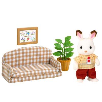 Sylvanian Families Chocolate Ear Rabbit Dad 5013 - 2