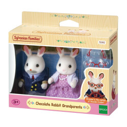 Sylvanian Families Chocolate Ear Rabbit Grandma & Grandpa 5190 - 1