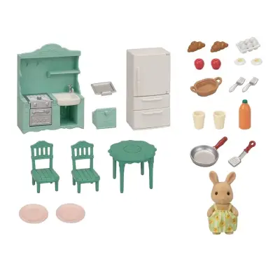 Sylvanian Families Dining Room Set Ese5378 - 3