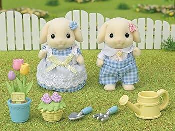 Sylvanian Families Flora Rabbit Brothers Gardening Set 5736 - 2