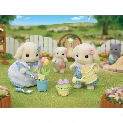 Sylvanian Families Flora Rabbit Brothers Gardening Set 5736 - 3