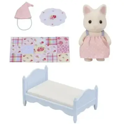 Sylvanian Families Floral Cat Girl Sleep Set 5681 - 3