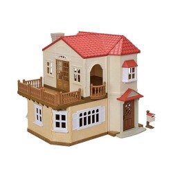 Sylvanian Families Illuminated Town House With Game Room 5708 - 2