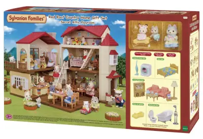 Sylvanian Families Illuminated Town House with Game Room 5727 - 4