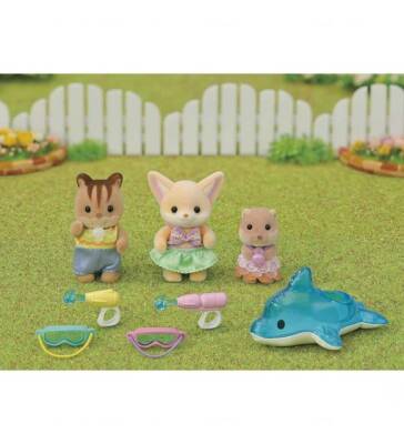 Sylvanian Families Kindergarten Friends Pool Fun Trio 5749 - 3