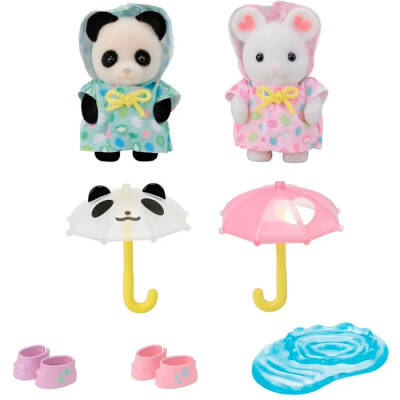Sylvanian Families Kindergarten Friends Rainy Day Duo 5748 - 3