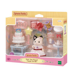 Sylvanian Families Party Time Playset - Tuxedo Cat Girl 5646 - 7