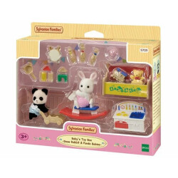 Sylvanian Families Rabbit And Panda Baby Playroom 5709 - 1