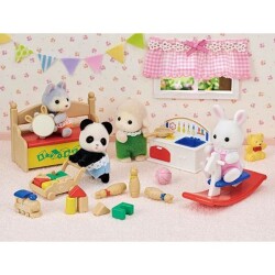 Sylvanian Families Rabbit And Panda Baby Playroom 5709 - 3