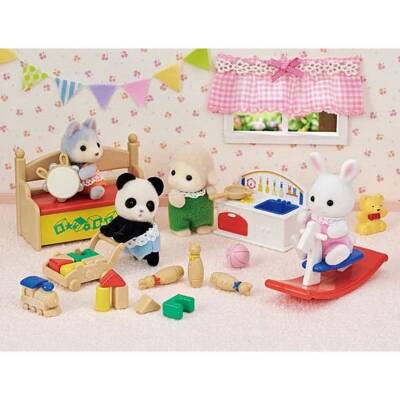 Sylvanian Families Rabbit And Panda Baby Playroom 5709 - 3